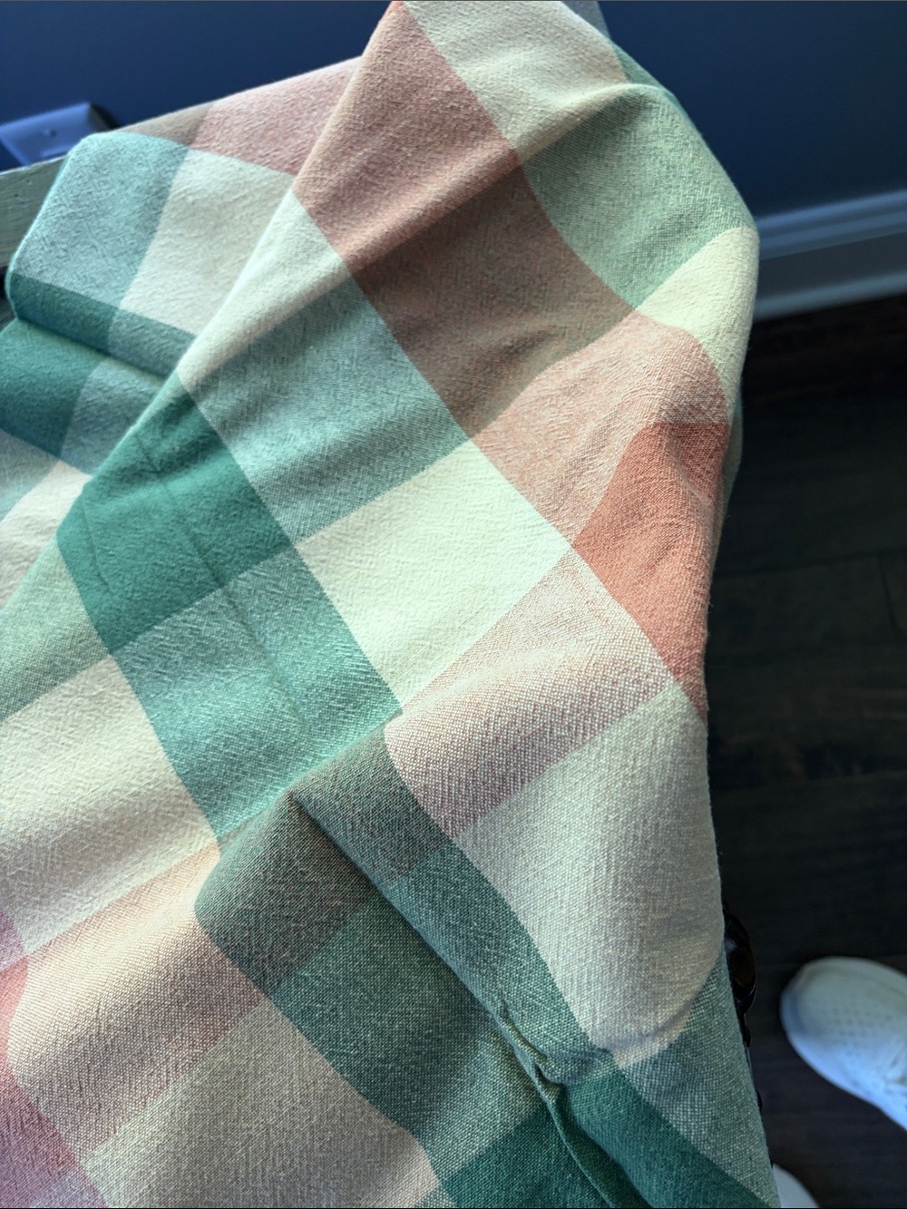 Fall plaid tablecloth - Picture 4 of 5